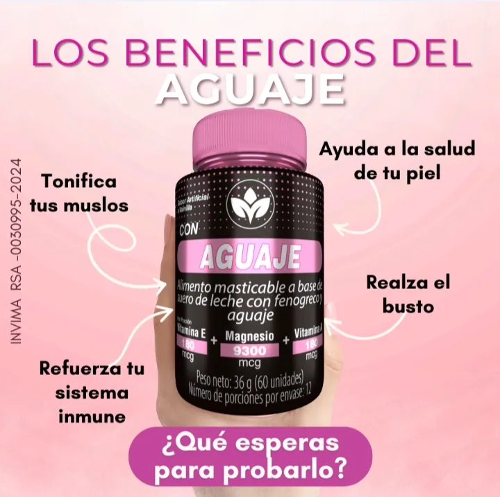 AGUAJE (EL SECRETO NATURAL PARA TU FIGURA) imagen 2