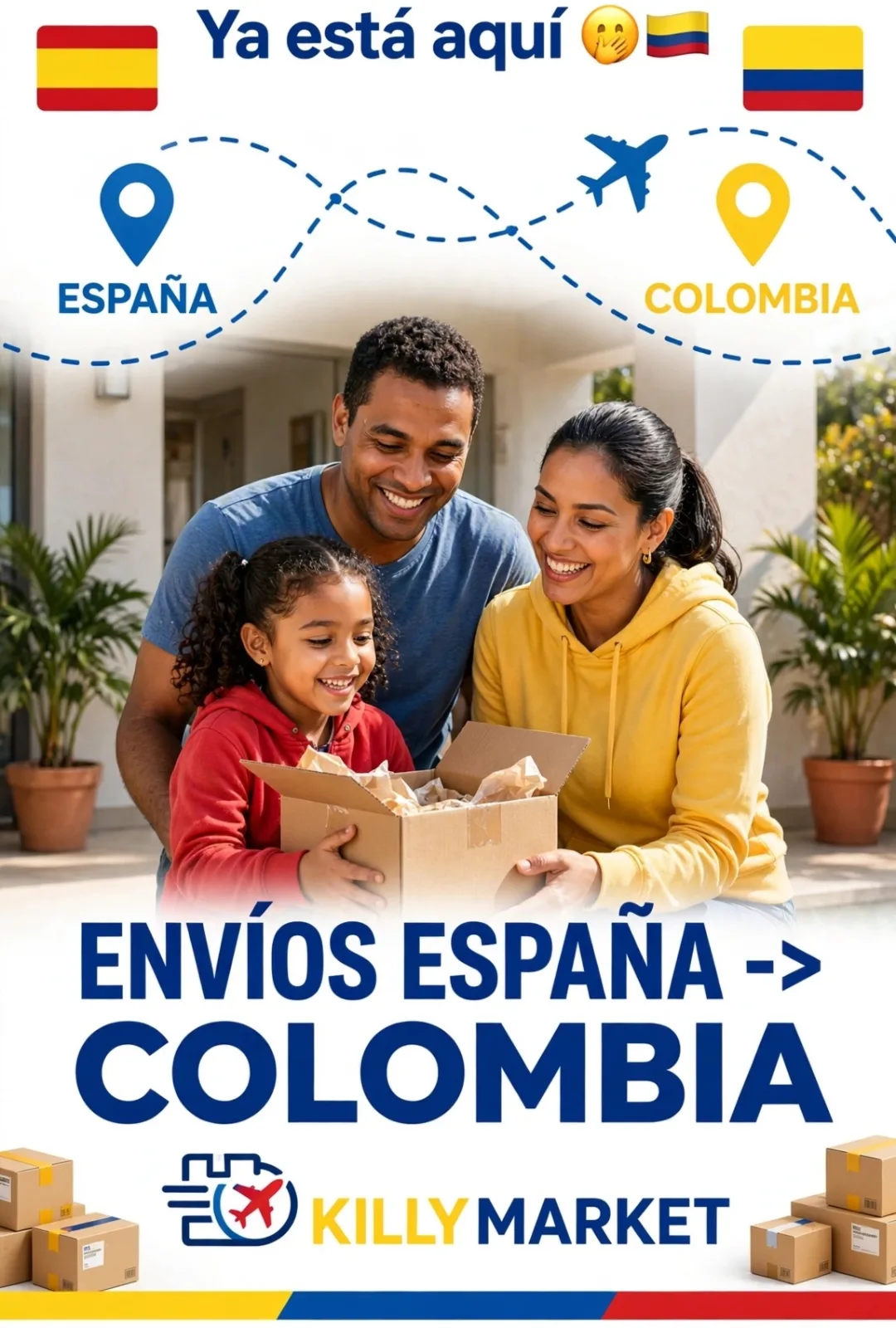 ENVIO MARITIMO DE ESPAÑA A COLOMBIA