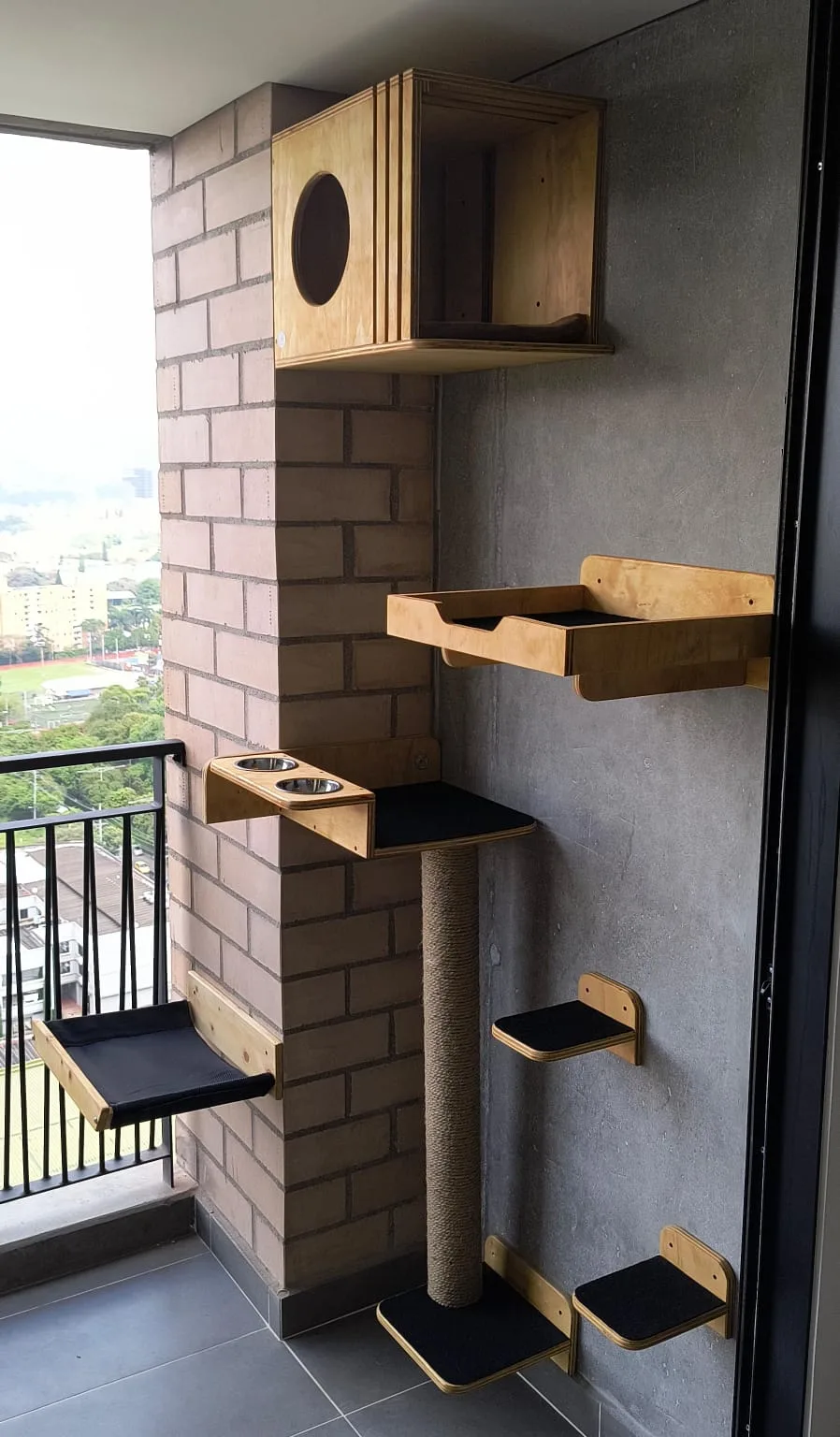 Gimnasio de Pared para Gatos Set Confort plus imagen 6