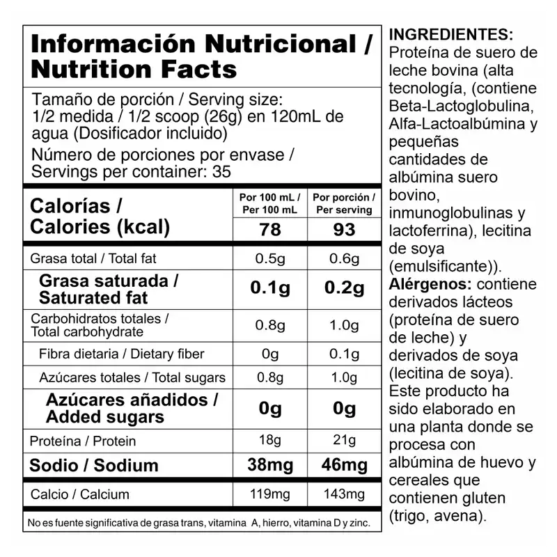 Proteína Bipro Classic 2LB – Nutramerican Pharma imagen 2