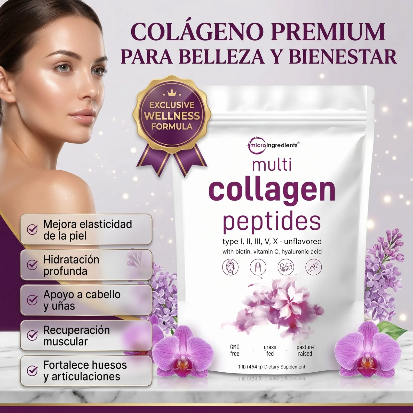 COLAGENO HIDROLIZADO (MULTI COLAGEN PEPTIDES) imagen 4