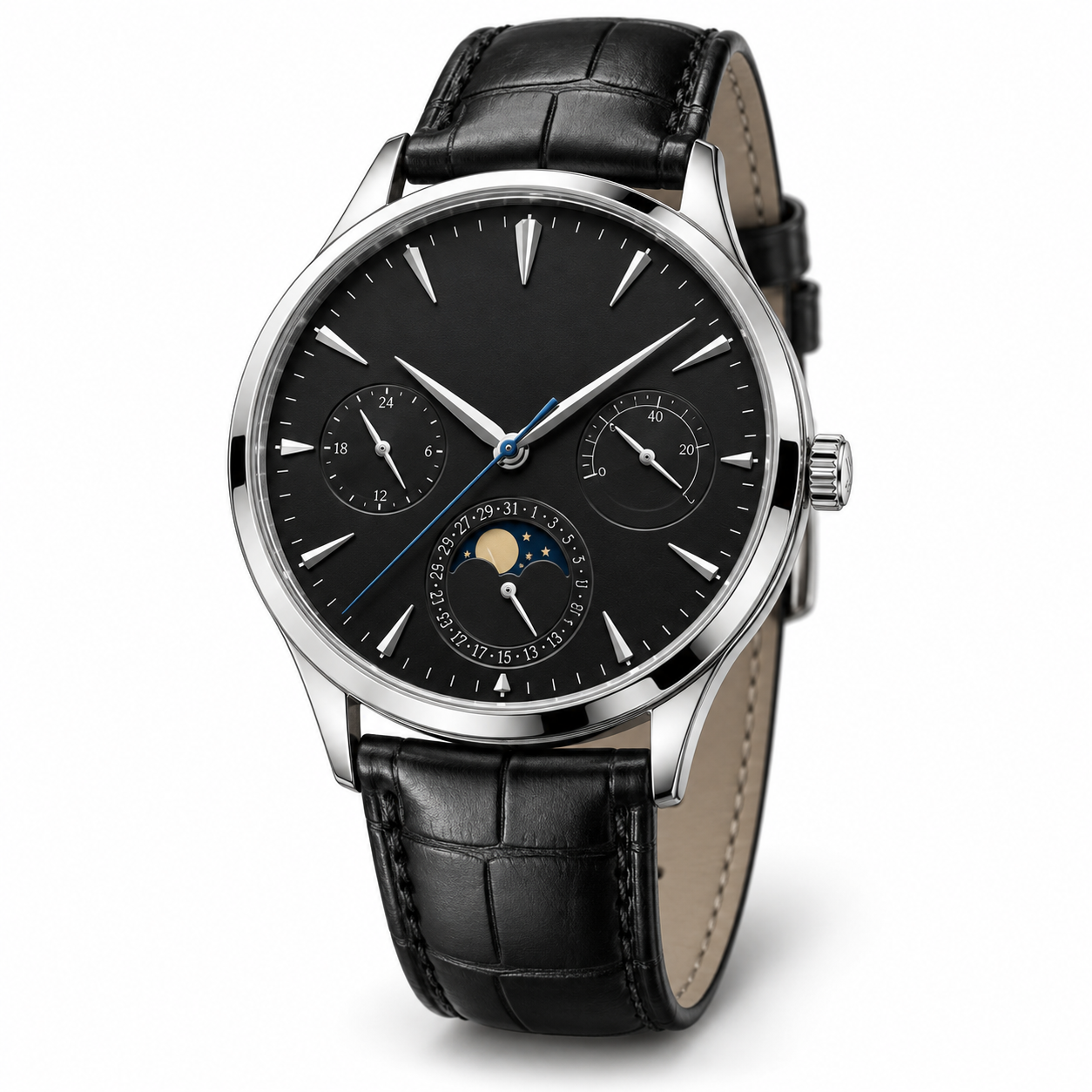 Master Ultra Thin Moon – Esfera Negra imagen 1