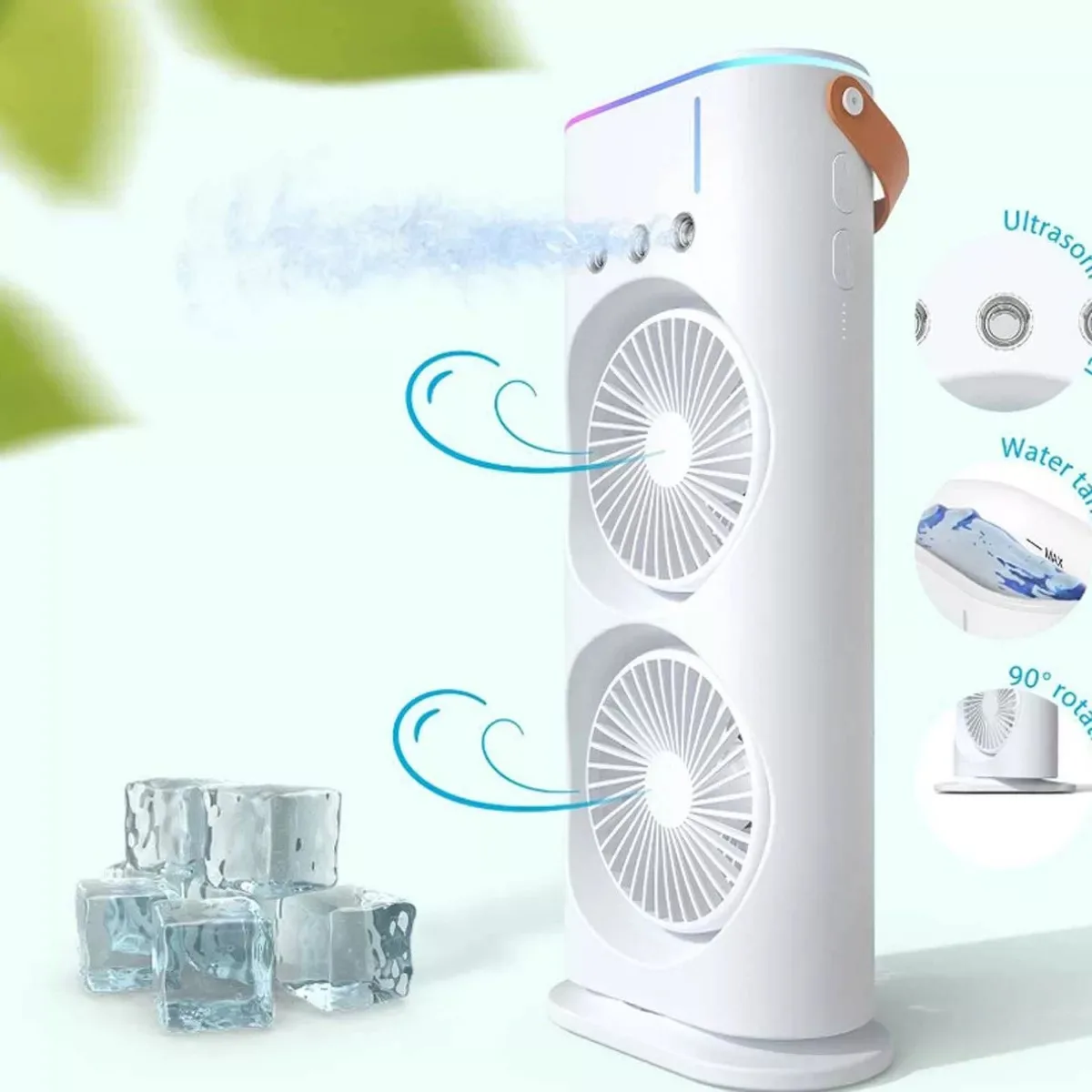 Ventilador De Escritorio De Doble Cabeza imagen 4
