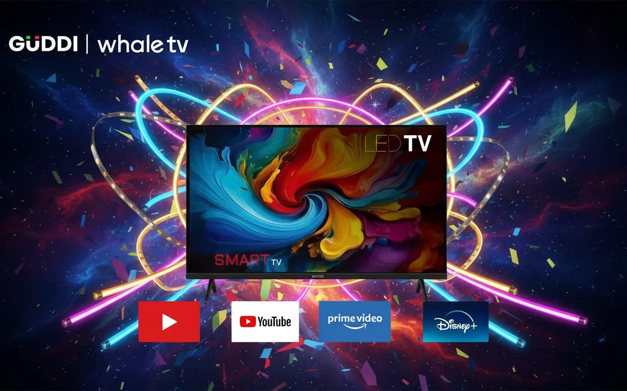 Televisor Smart TV de 32 pulgadas marca guddi imagen 4
