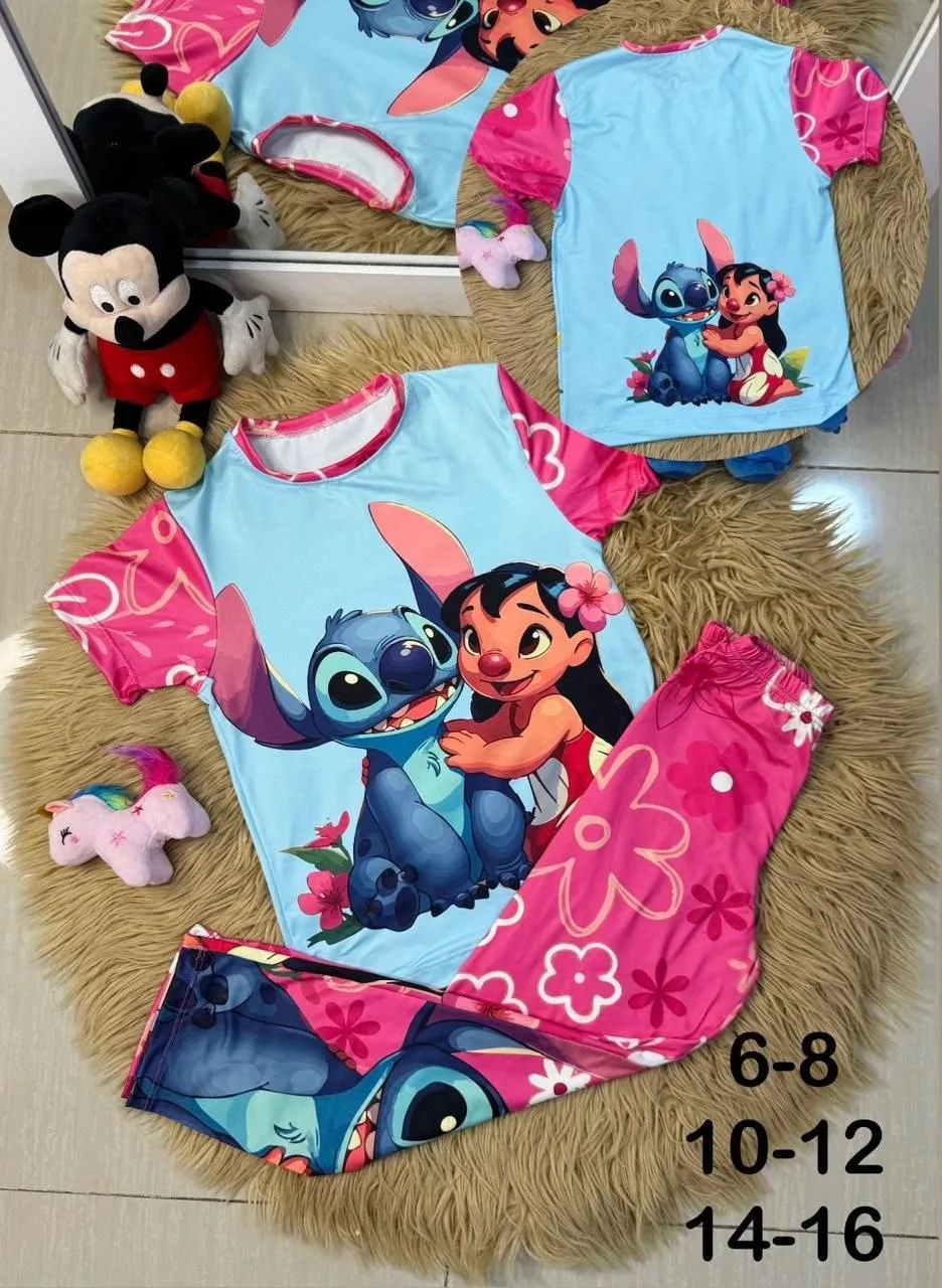 Divinas pijamas 💜 para niña 👑 imagen 2