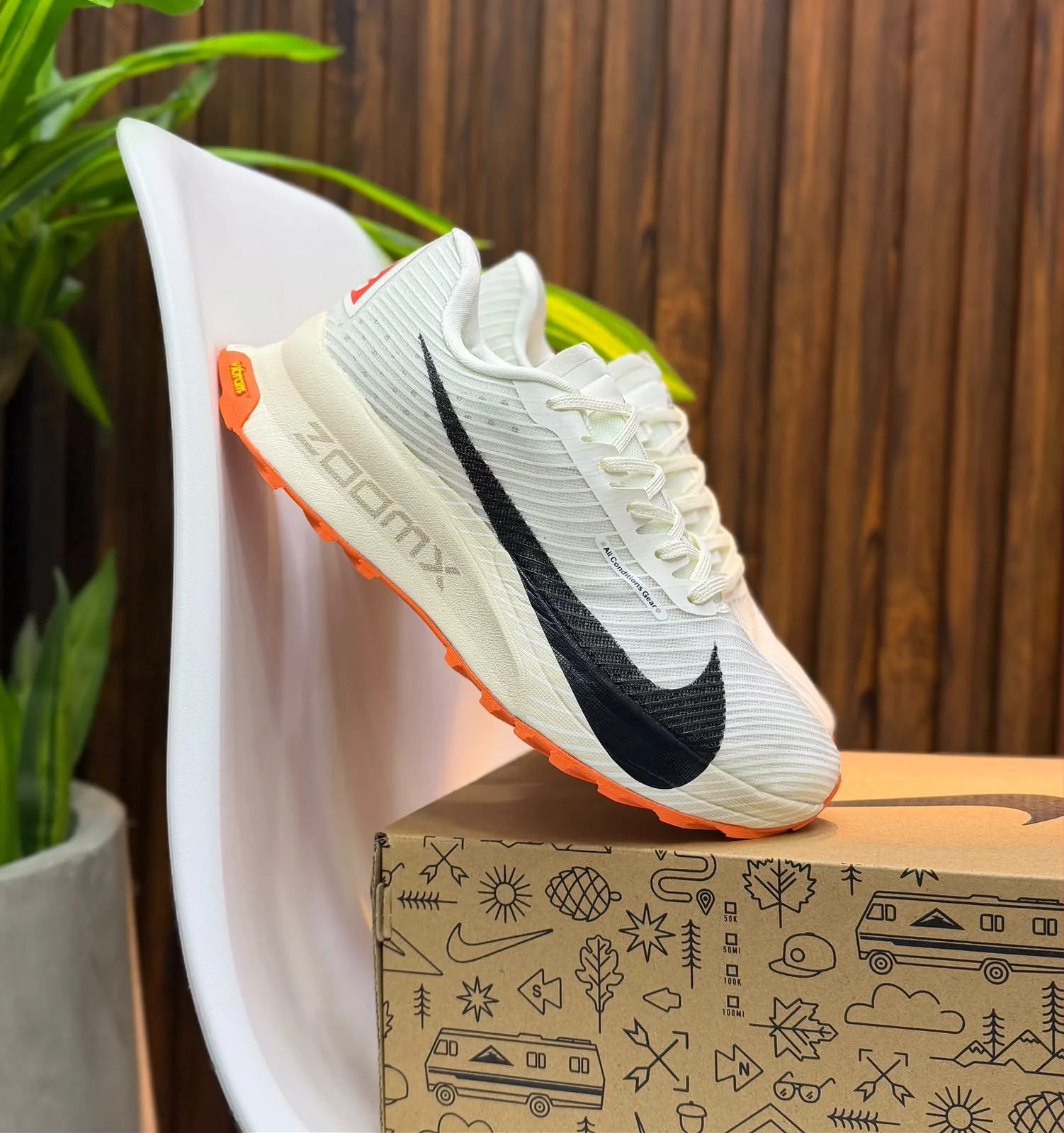Tenis P0086 Nike zoom trail AGC ultrafly para hombre.