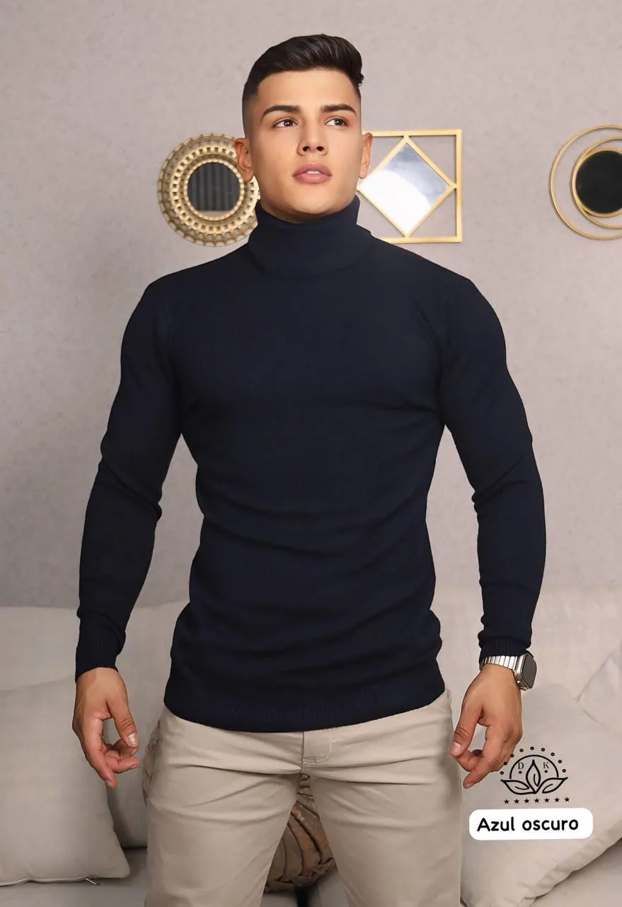 BUSO PARA CABALLERO CUELLO TORTUGA ✨💯 imagen 3