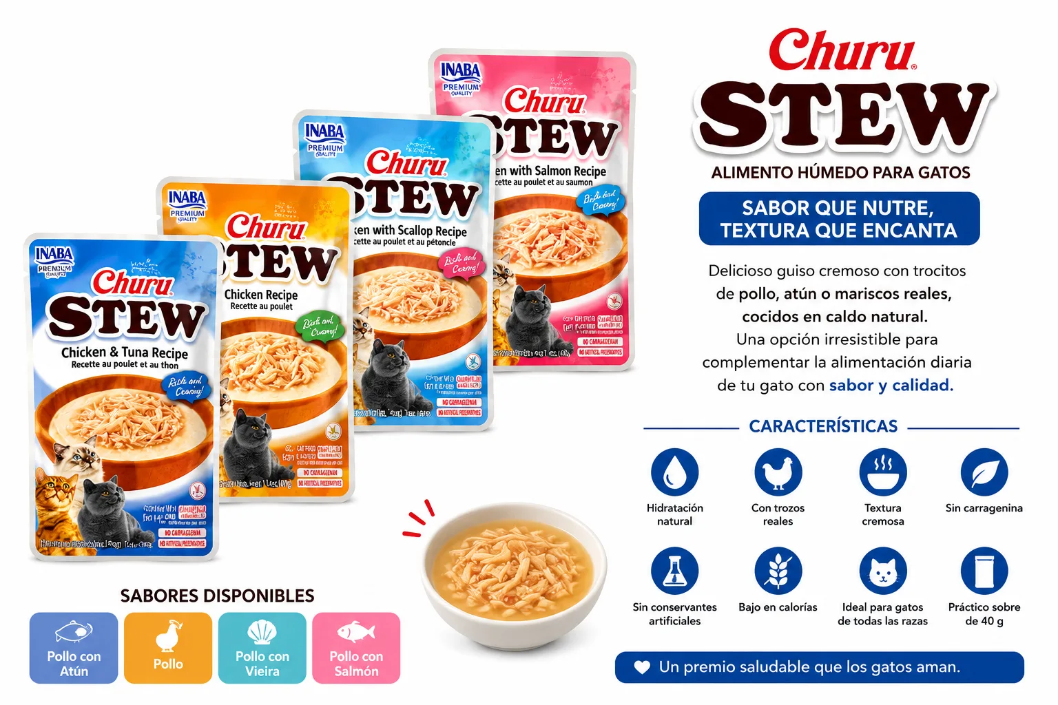 CHURU STEW X 40 GR SABORES SURTIDOS imagen 2