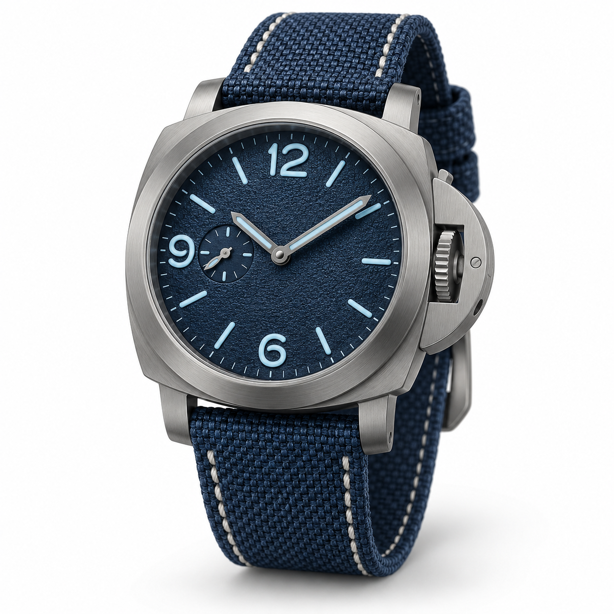 Luminor Marina Titanio - Repujado Azul / Gris Lum Azul