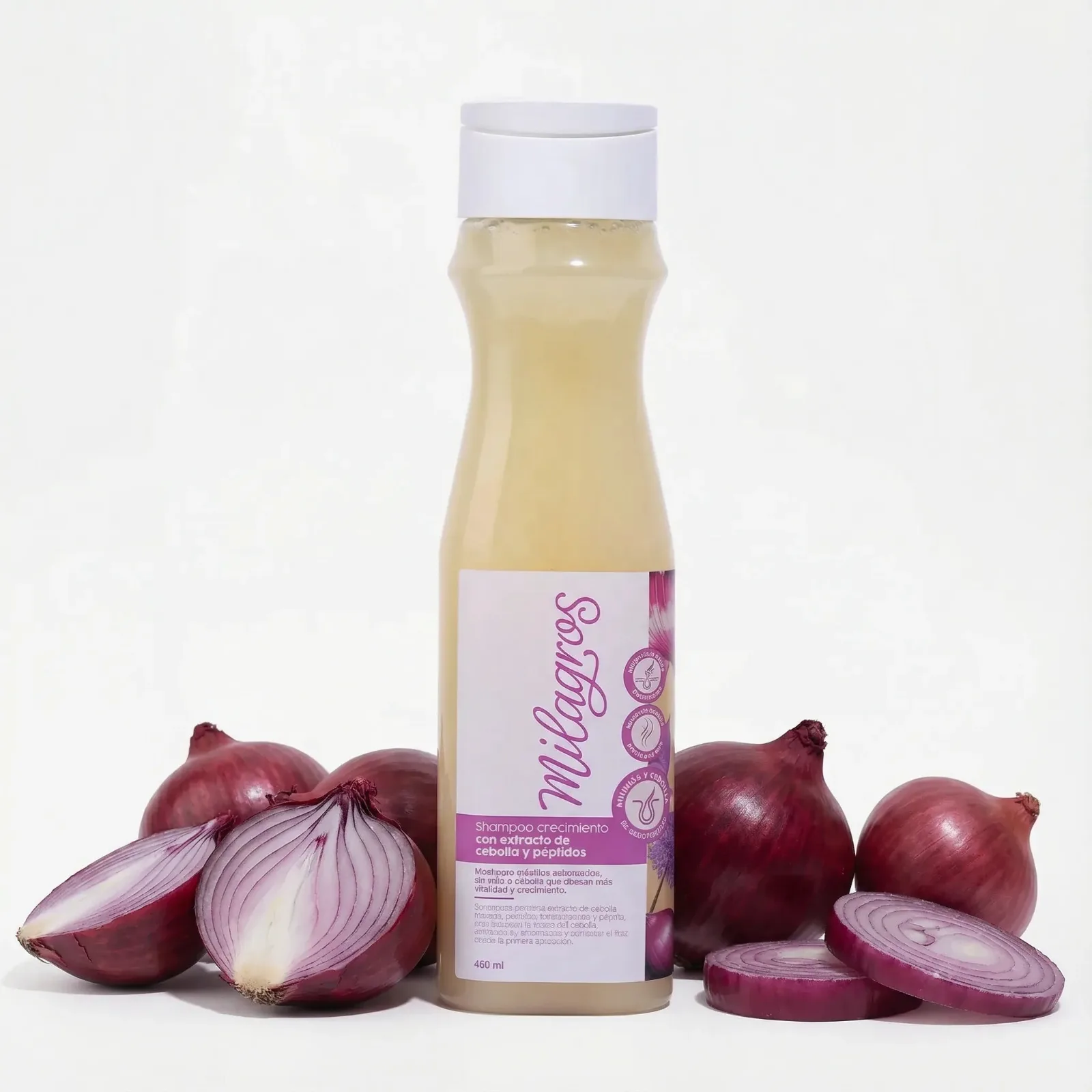 Milagros Shampoo Crecimiento con Extractos de Cebolla y Peptidos 450ml  - Precio regular €22,95 imagen 1