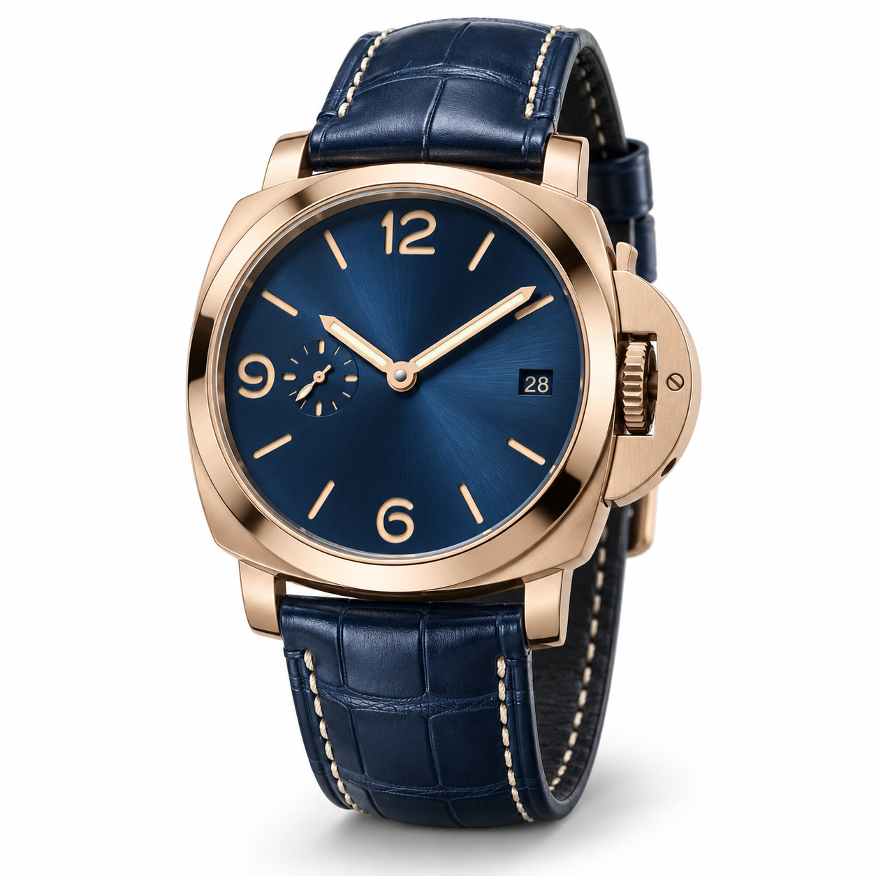 Luminor Marina – Oro Rosa / Esfera Azul