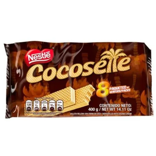 Cocosette Galleta de Coco Snack 368g x 8 unid -  Precio regular €11,95
