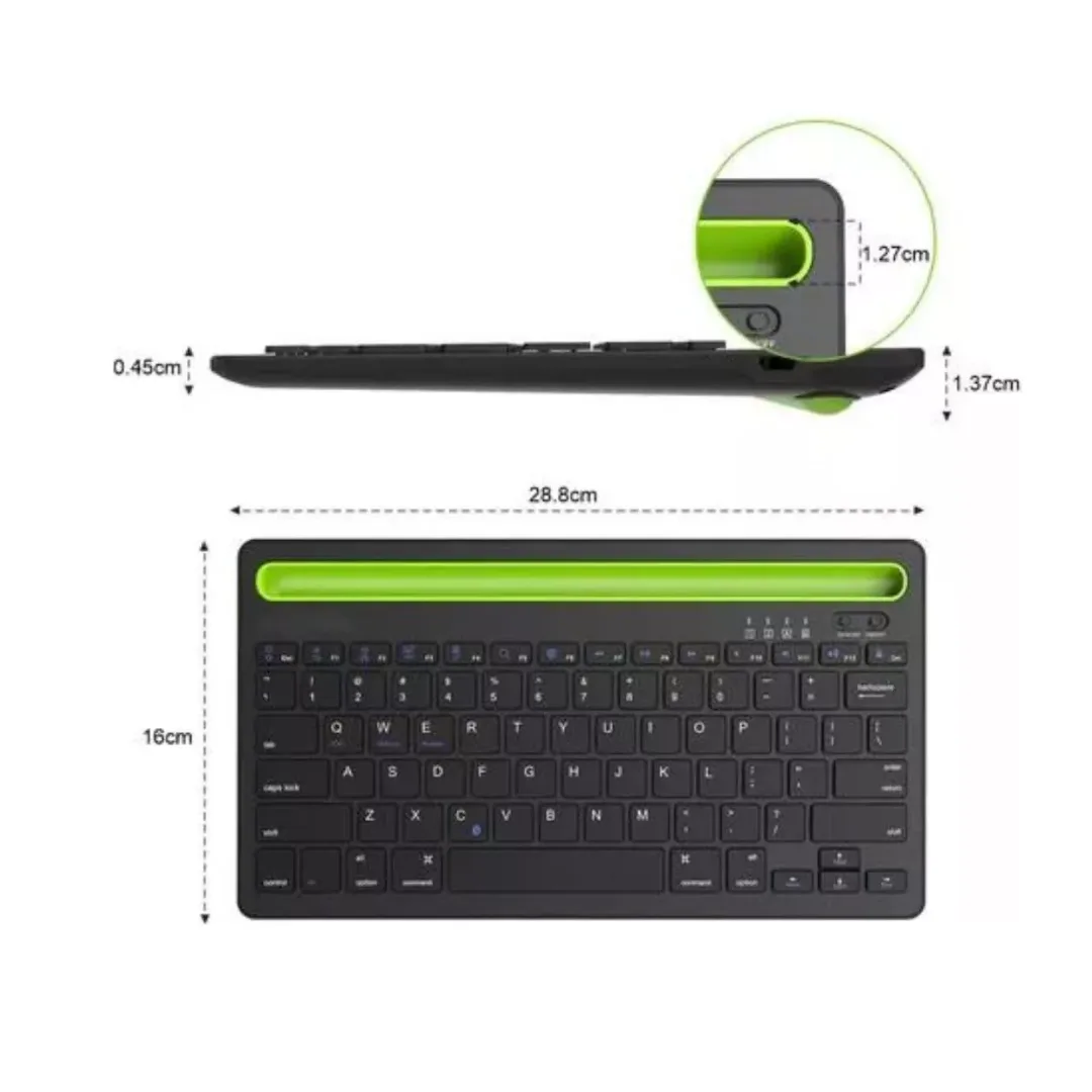 Teclado Bluetooth 2 Canales Multidispositivos imagen 4