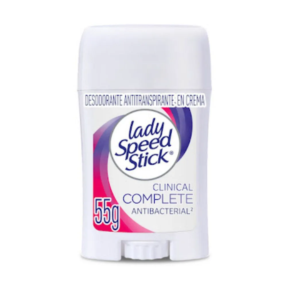 Lady Speed Stick Desodorante Clinical Complete Antibacterial Powder En Crema x 55gr Precio regular €18,95