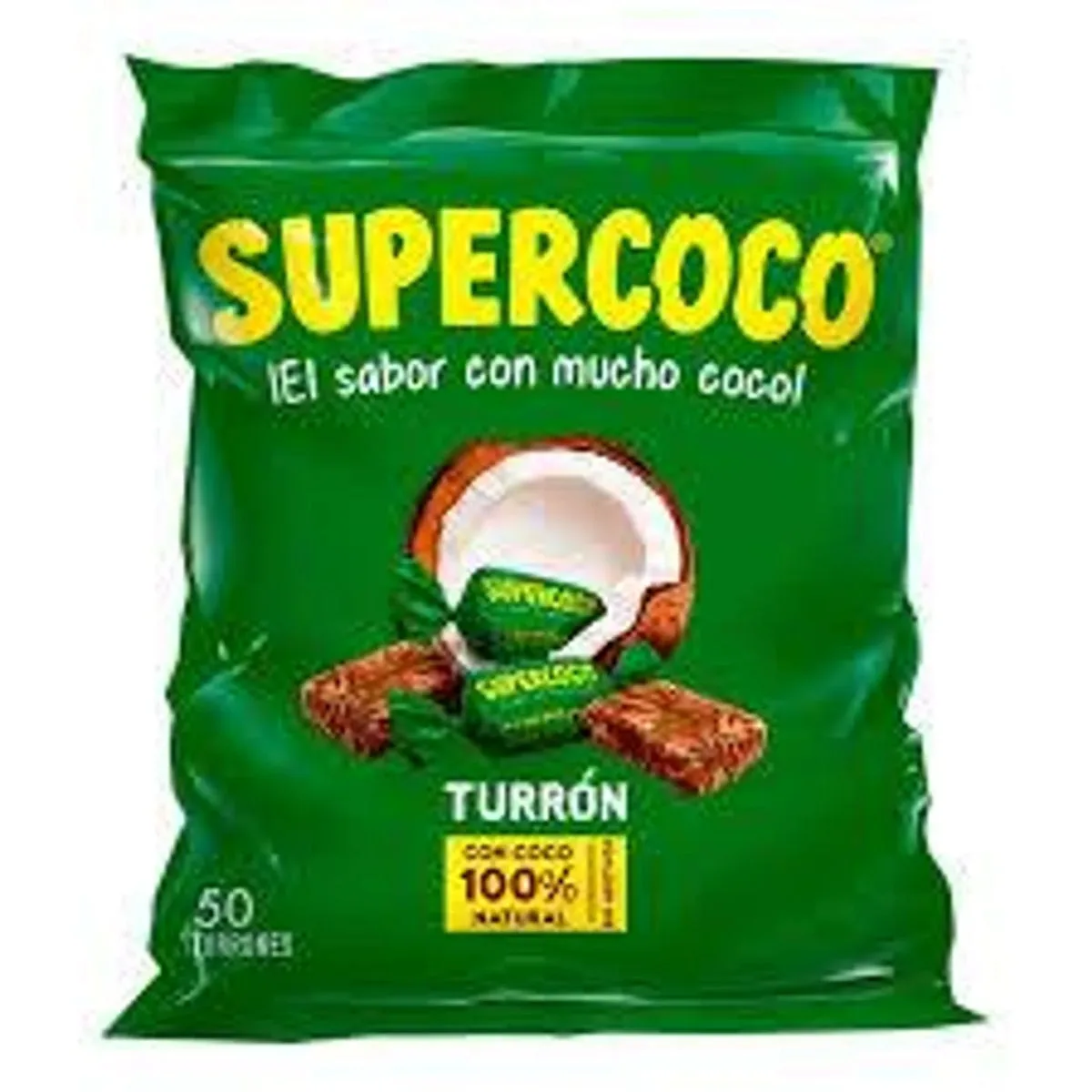 Supercoco Turron 250gr x 50unid imagen 1