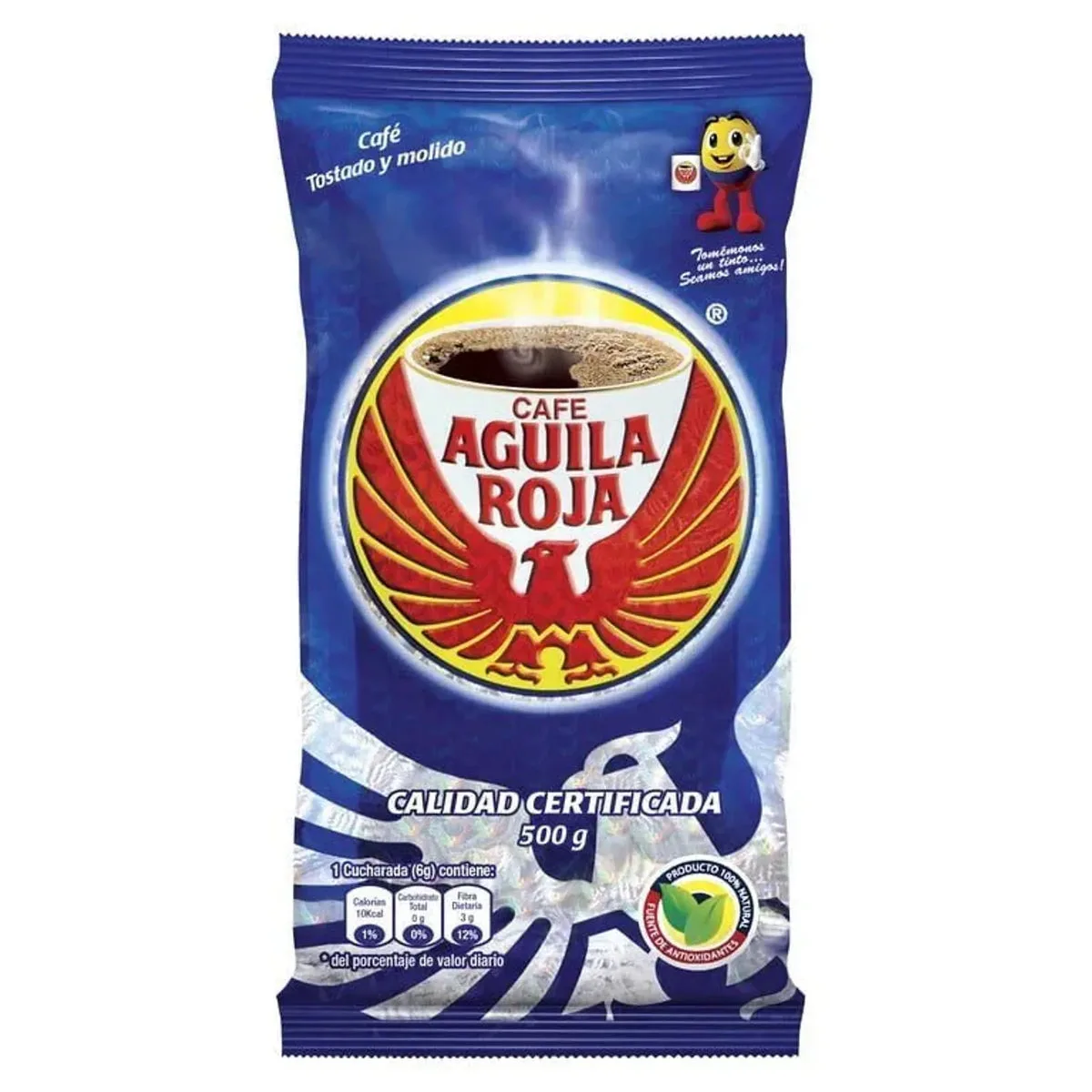 Cafe Tostado Molido Aguíla Roja 500 g imagen 1