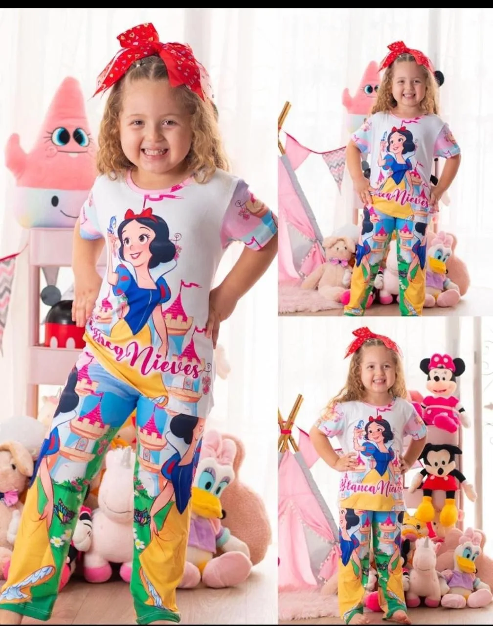 Divinas pijamas 💜 para niña 👑 imagen 1