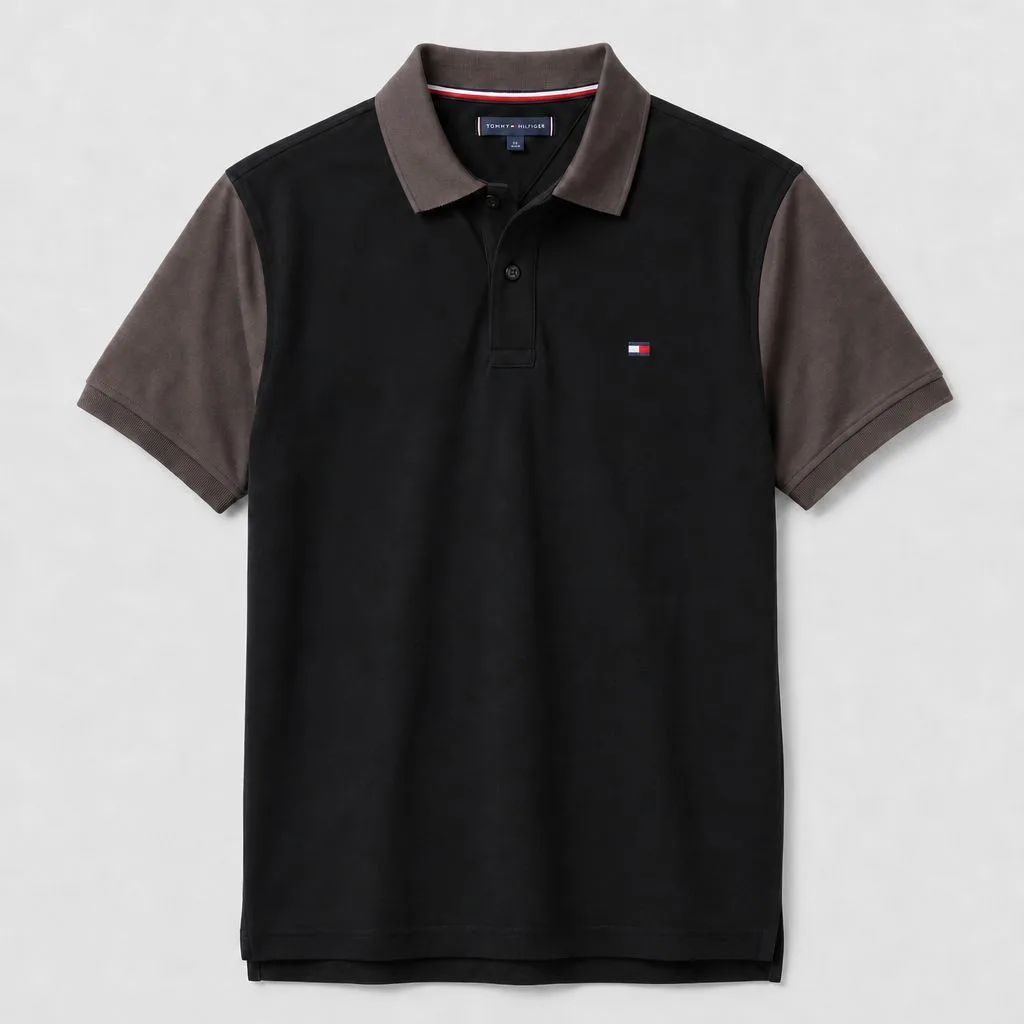 Camiseta P0050 Tommy Hilfiger tipo polo para hombre.