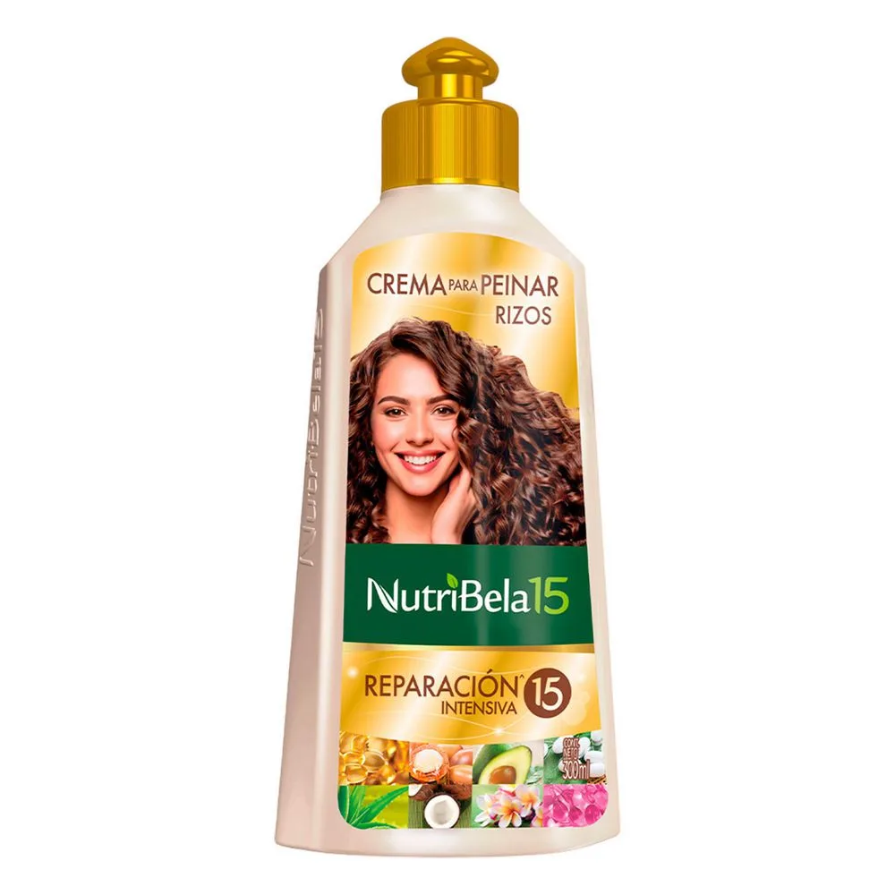 NUTRIBELA Crema para peinar rizos reparacion intensiva (300 ml) imagen 1