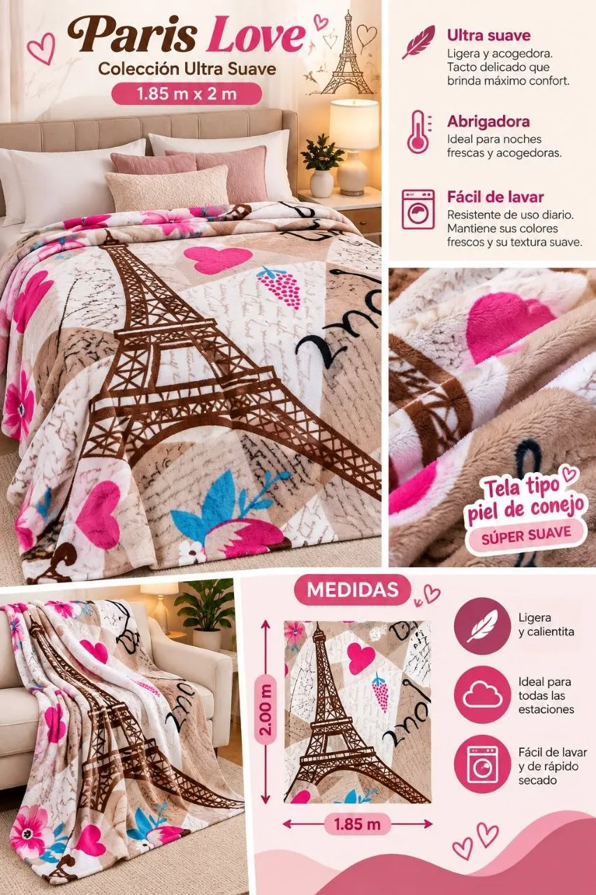 🛏️ COBIJA ESTAMPADA🐑 En ovejero imagen 8