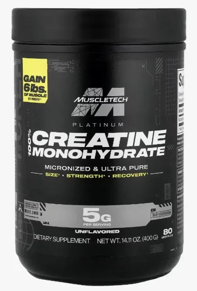 MUSCLETECH CREATINA PLATIUM 80 SERV imagen 1