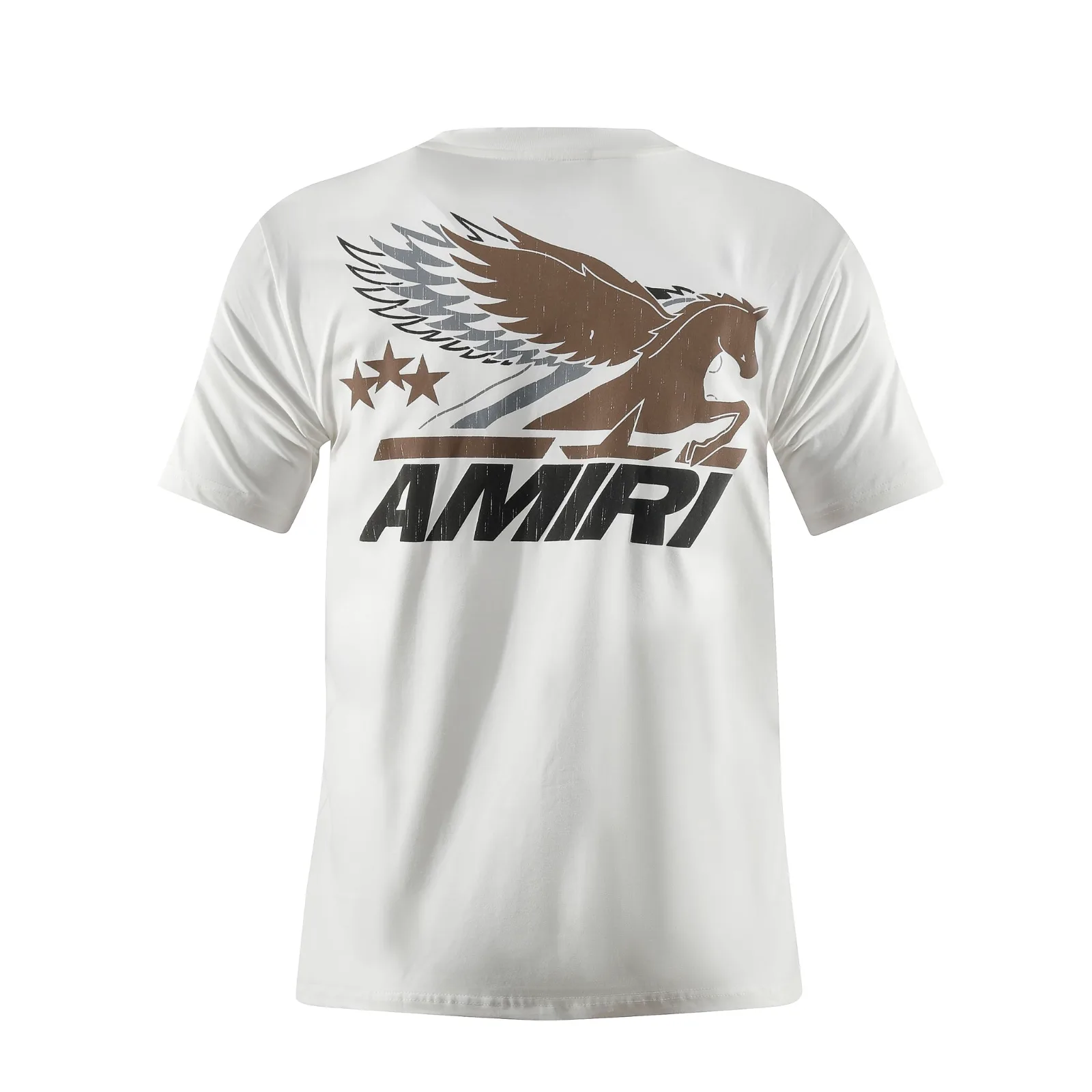 Camiseta P0189 Amiri estampada para hombre. imagen 4