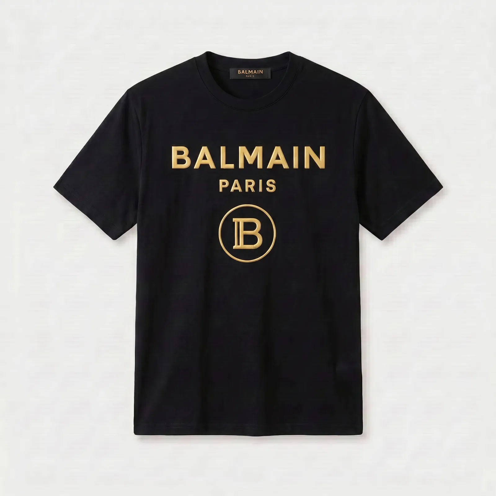 Camiseta P0002 Balmain básica para hombre.