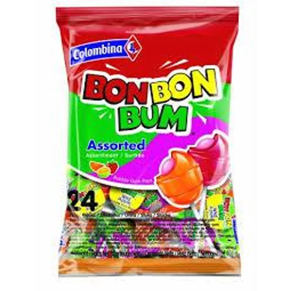 Bon Bon Bum Surtido x 24 Unid 400 g imagen 1
