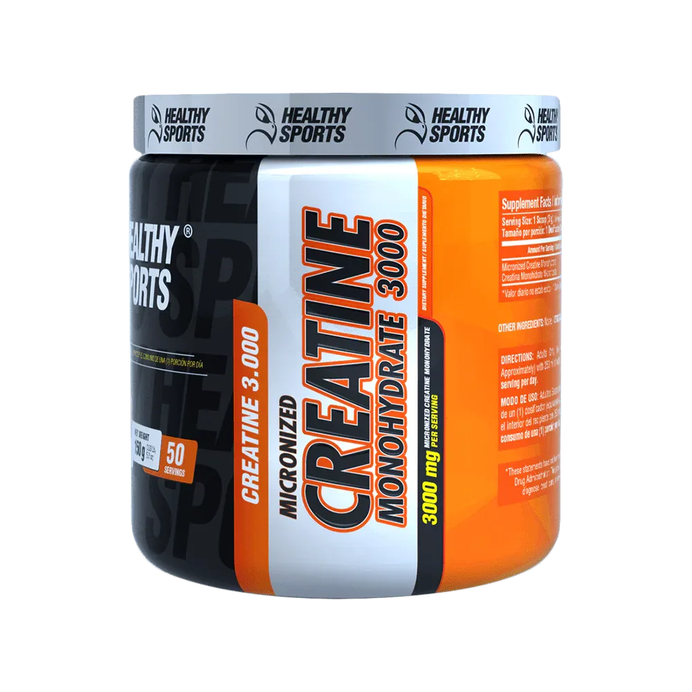 Creatina Monohidratada Healthy Sports 150gr – 50 Servicios