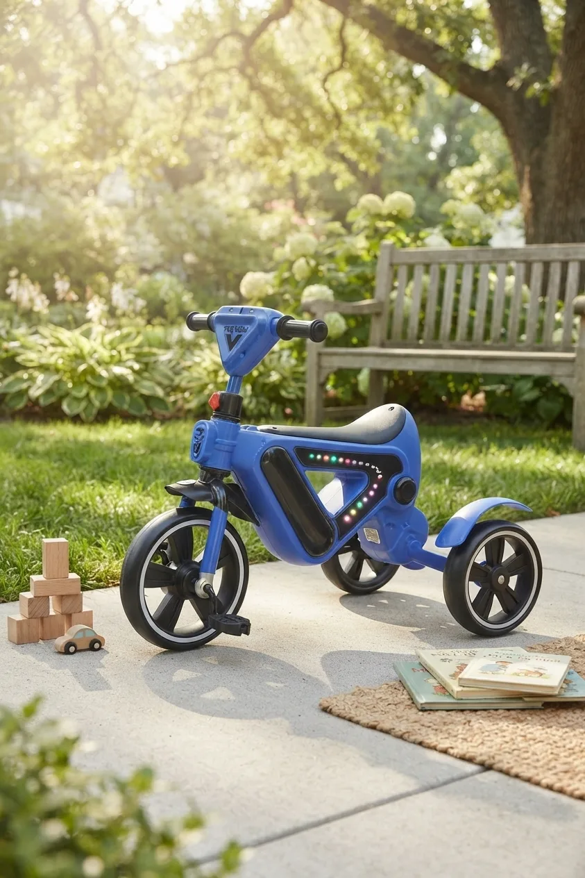 Triciclo Infantil Con Luces Led