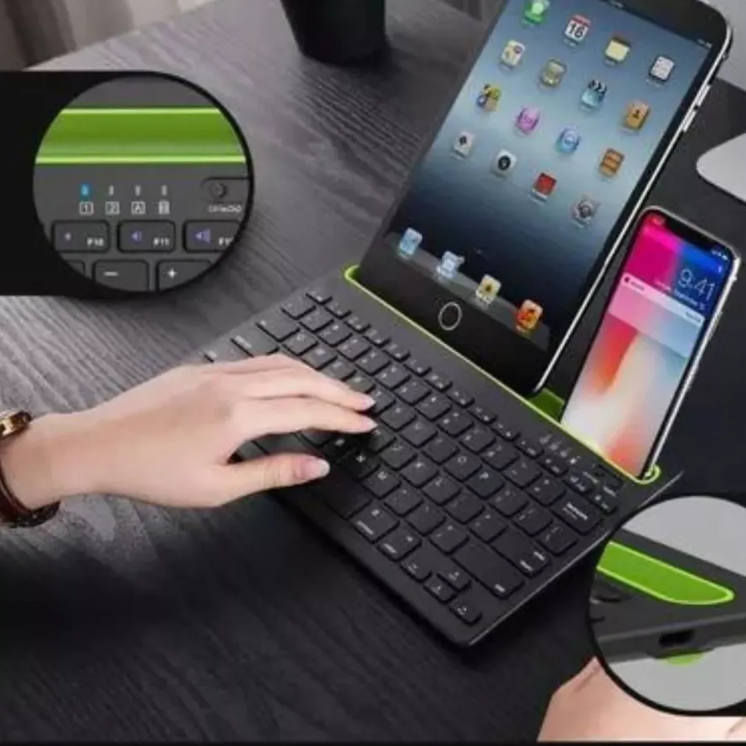 Teclado Bluetooth 2 Canales Multidispositivos imagen 3