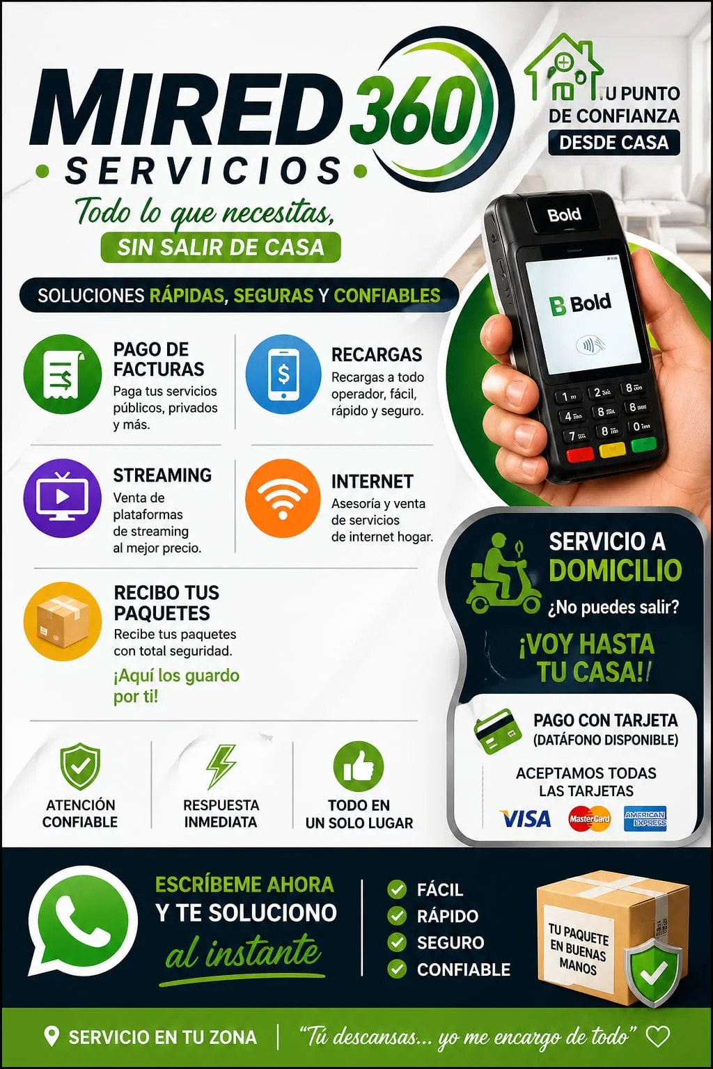 Servicio a domicilio