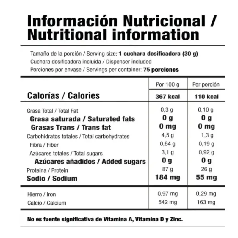 Whey Pure 5lb imagen 2