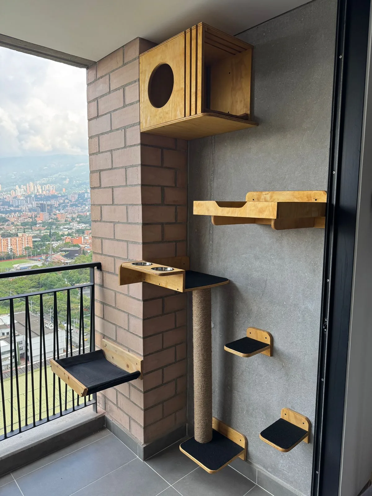 Gimnasio de Pared para Gatos Set Confort plus imagen 3