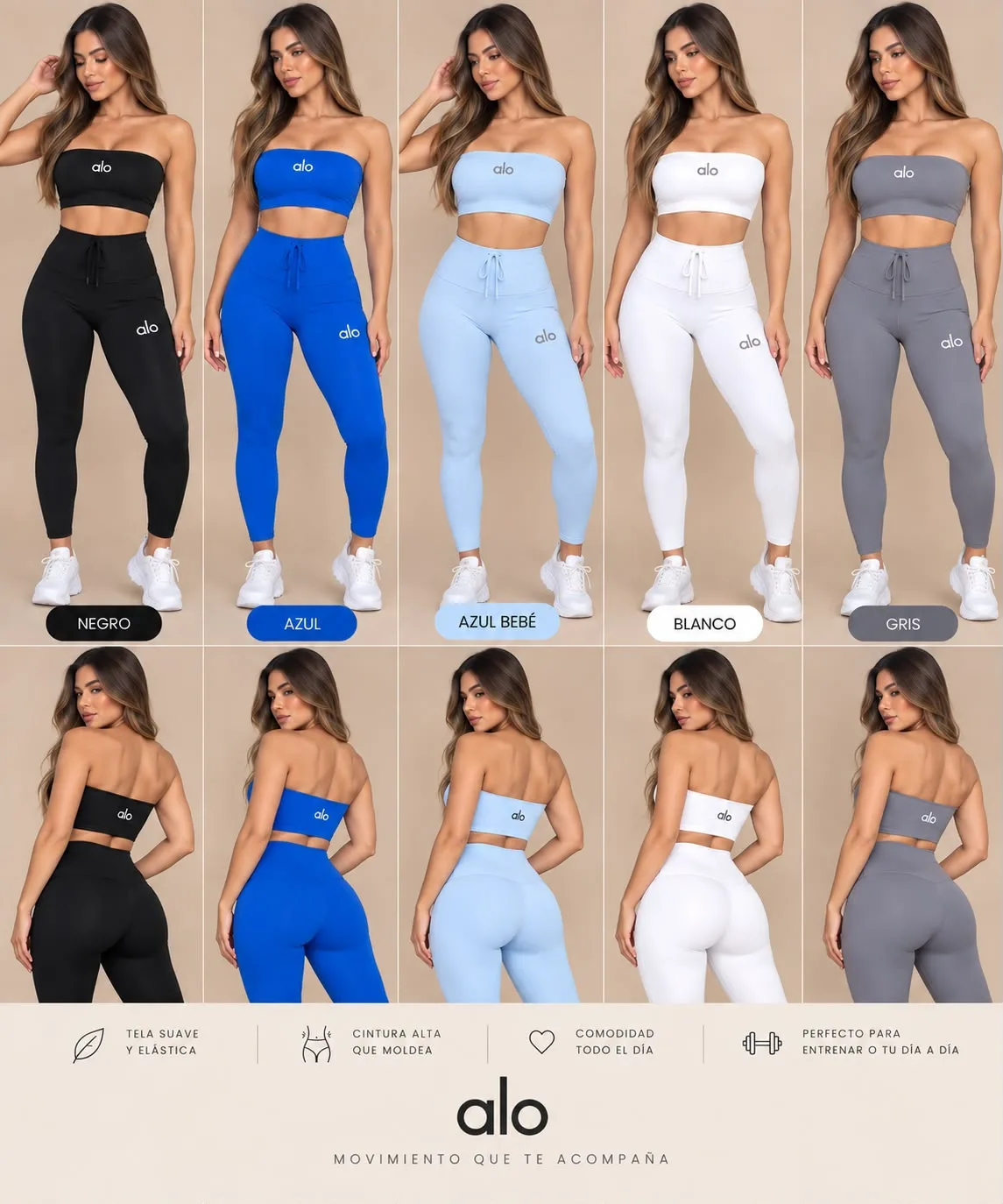 Conjunto Deportivo Femenino 2 Piezas Alo imagen 1