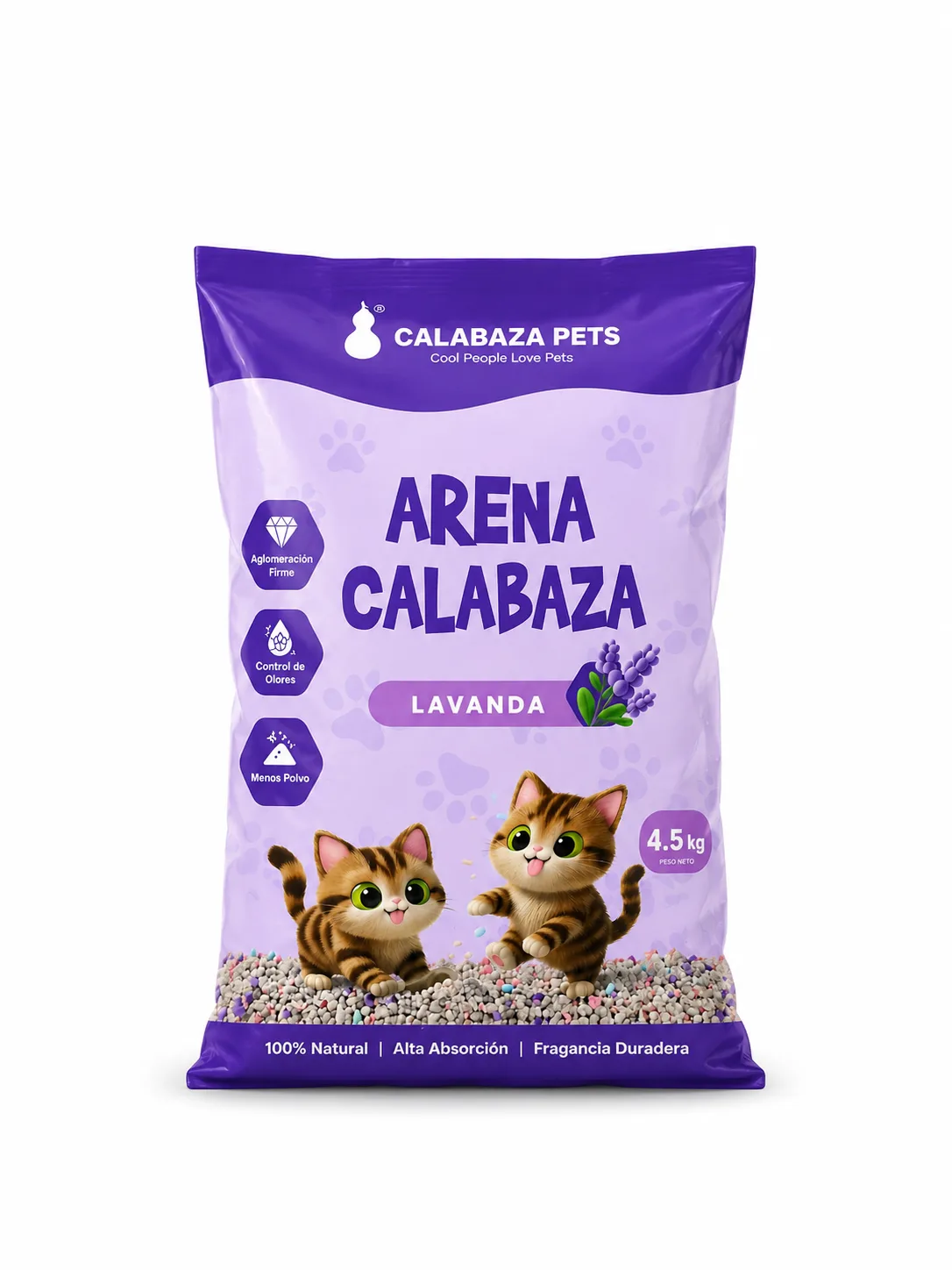 Arena Calabaza Aroma Lavanda x 4.5kgs imagen 1