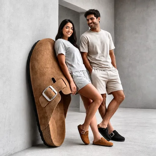 SANDALIAS UNISEX TIPO SUECO EN CUERO!