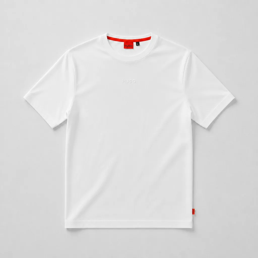 Camiseta P0020 Boss básica para hombre. imagen 3
