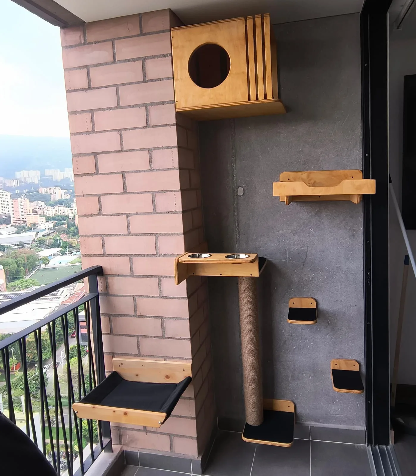 Gimnasio de Pared para Gatos Set Confort plus imagen 4