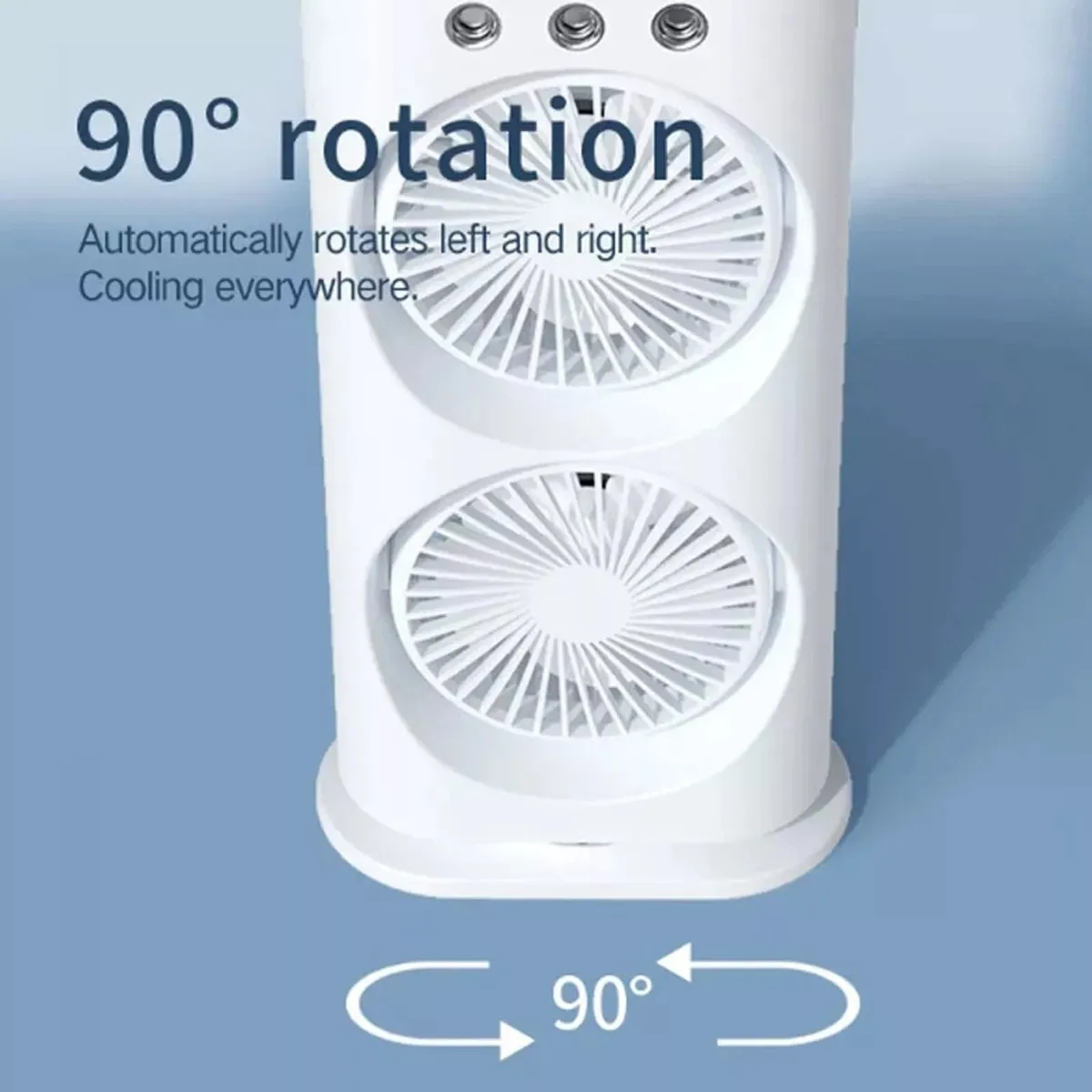 Ventilador De Escritorio De Doble Cabeza imagen 5