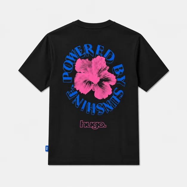 Camiseta P0113 Hugo Boss estampada para hombre. imagen 2