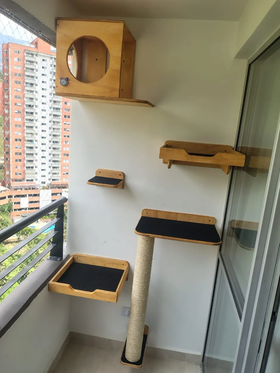 Gimnasio de Pared para Gatos Set Descaso imagen 3