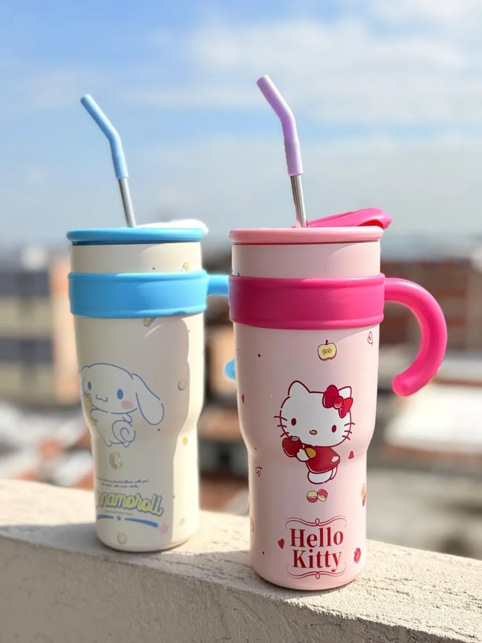 TERMO HELLO KITTY Y MY MELODY A2503-353 💖🎀