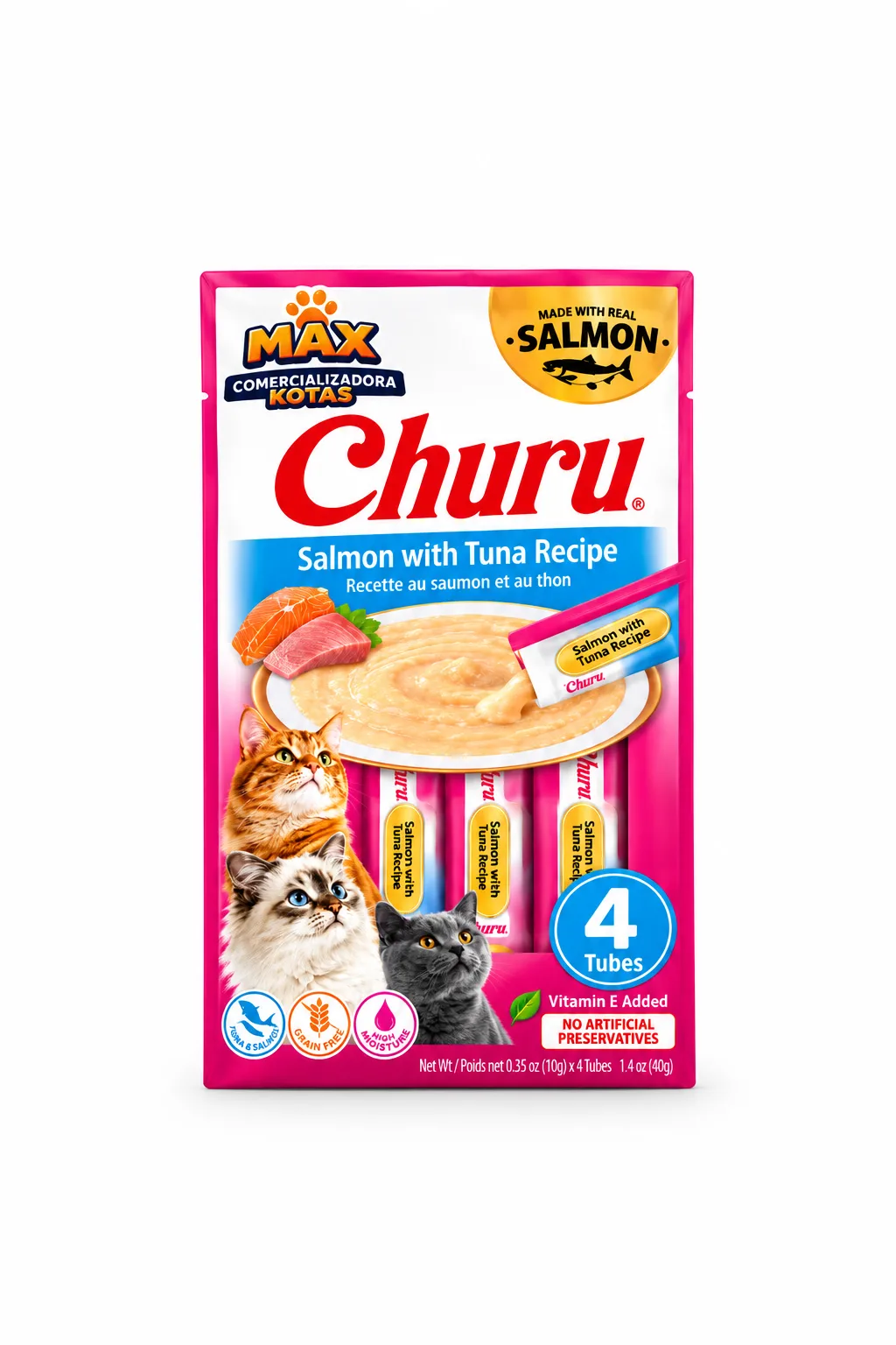 CHURU RECETA DE SALMON X 4
