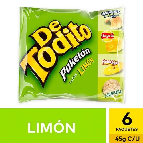 Detodito Limon 6 Paquetes 270gr Snack  -  Precio regular €19,95 imagen 1