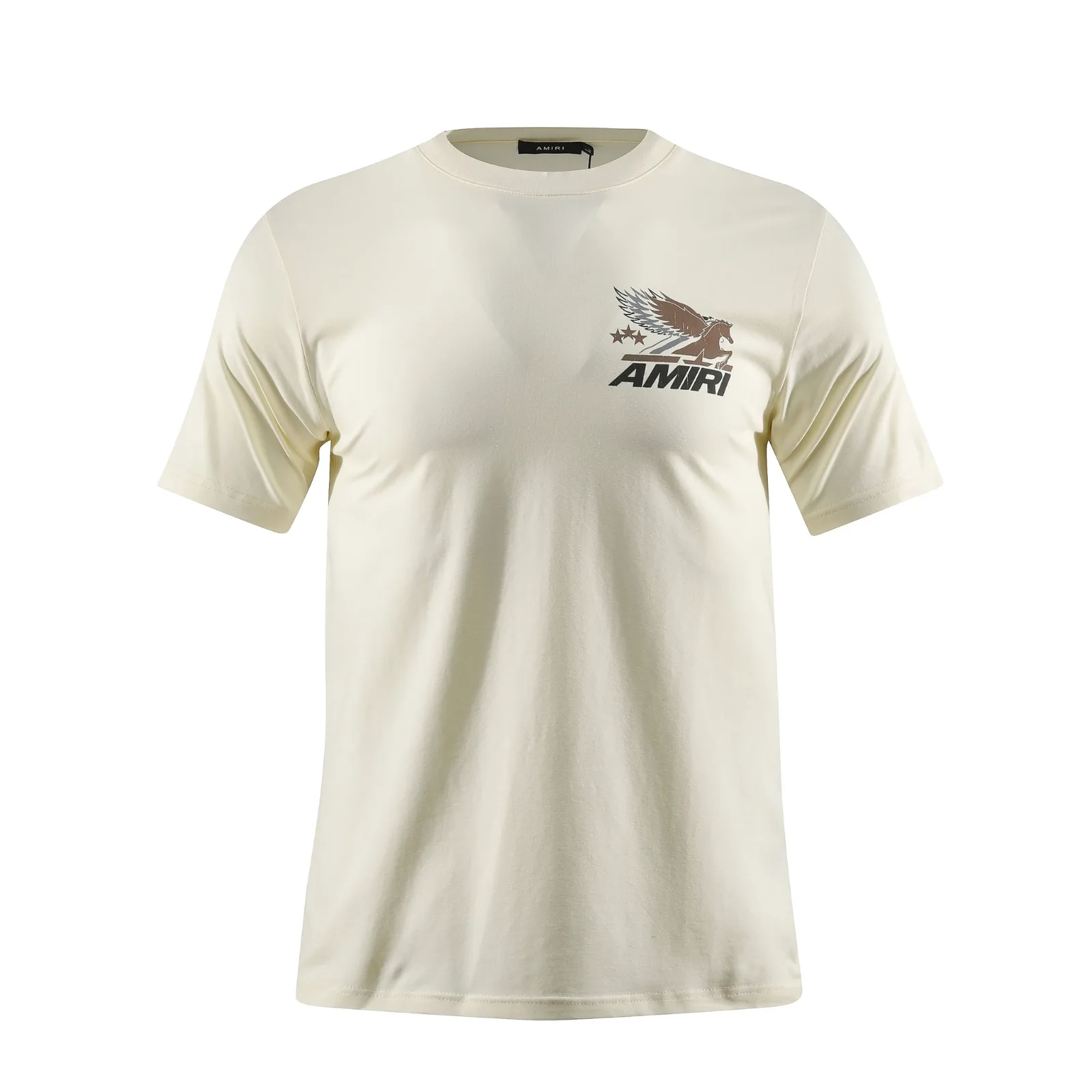 Camiseta P0189 Amiri estampada para hombre.