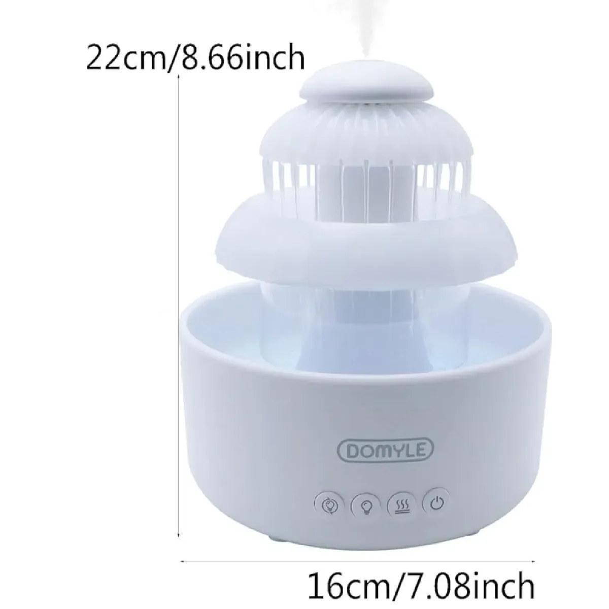 Humidificador Fuente E Iluminacion Led imagen 3
