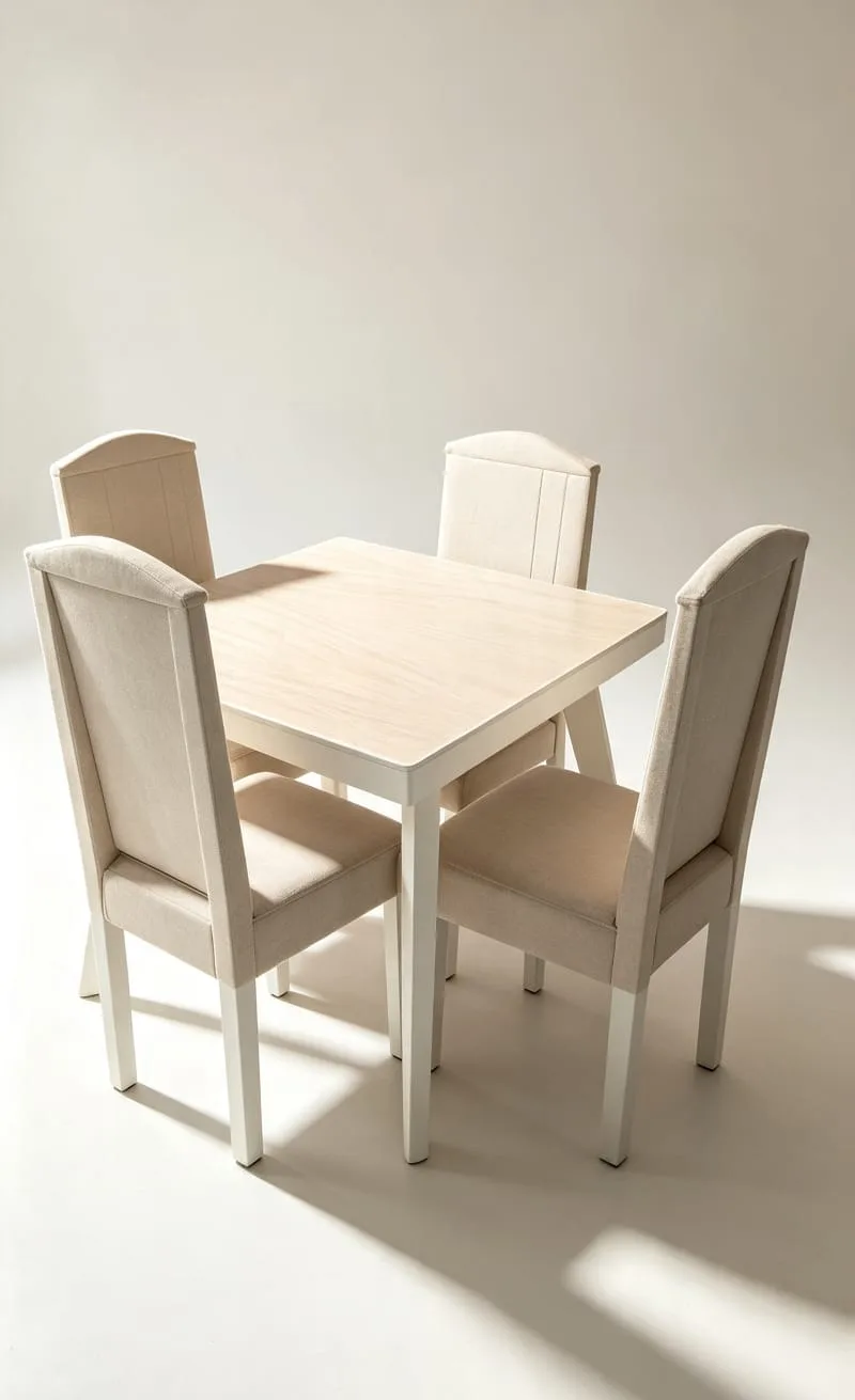 Comedor De 4 Puestos De Pino imagen 1