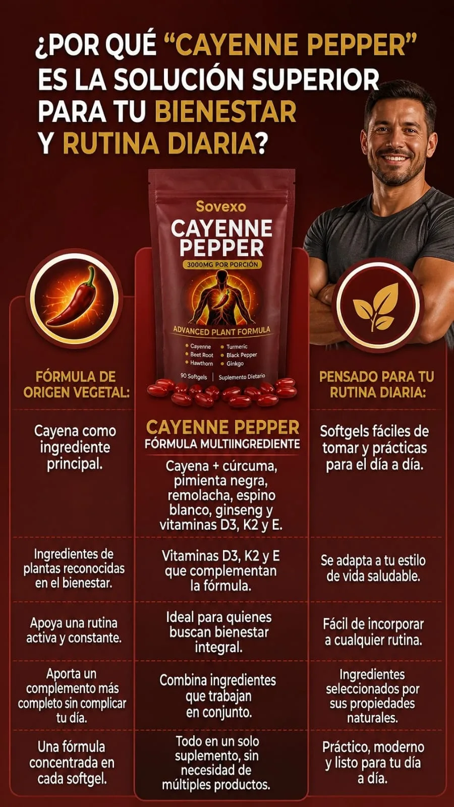 SOVEXO CAYENNE PEPPER imagen 4