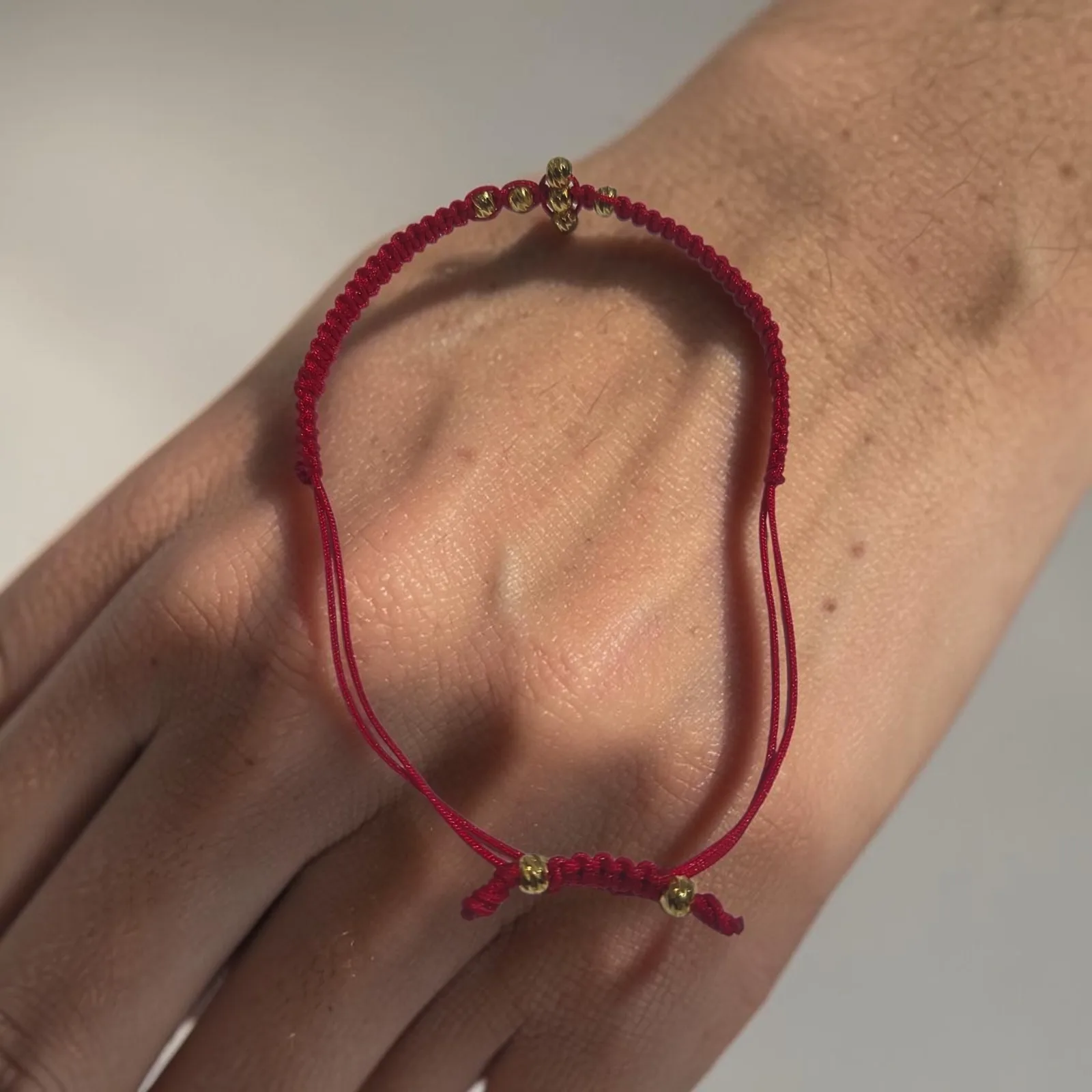 Pulseras tejidas en cruz oro laminado 18k diamantado imagen 3